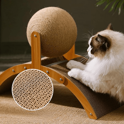 Griffoir pour Chat - Scratch&PlayCatBoard™ - Arc - Parfaitementchat