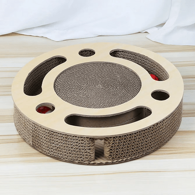 Grattoir Chat - PurrRoundScratcher™ - Minimaliste - Parfaitementchat