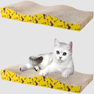 Grattoir Chat - PurrfectScratcher™ - Dune Jaune - Parfaitement Chat