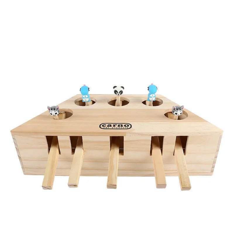 Jouet Interactif Chat - PawHunter™ - 5 Trous - Parfaitement Chat