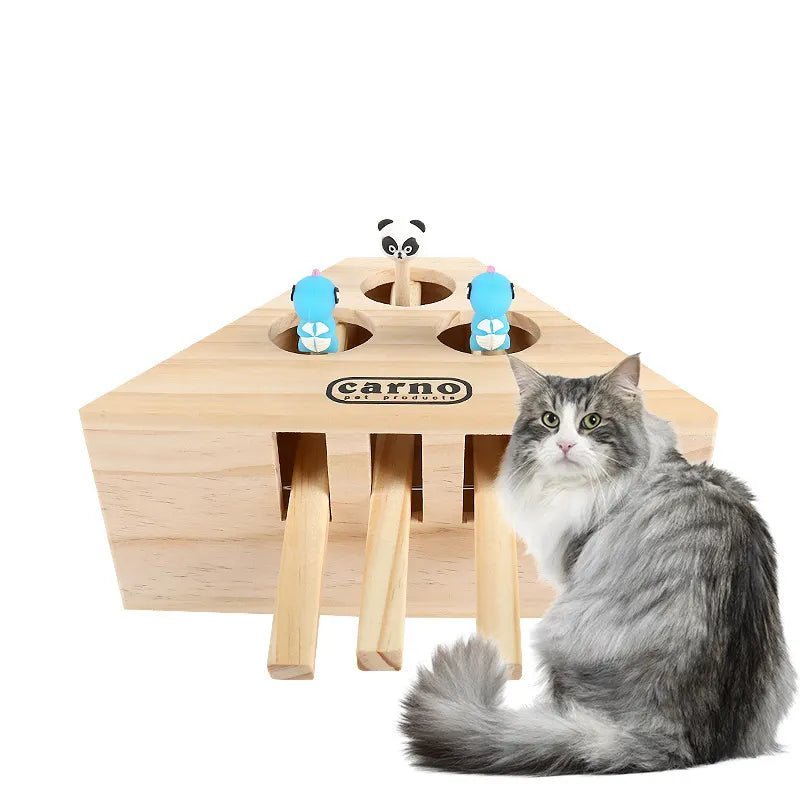 Jouet Interactif Chat - PawHunter™ - 3 Trous - Parfaitement Chat