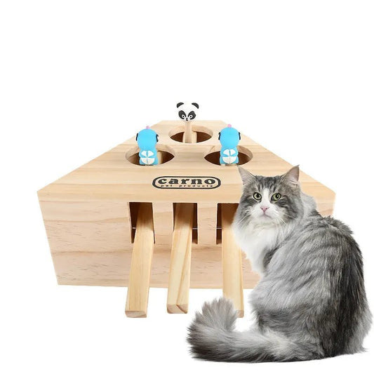 Jouet Interactif Chat - PawHunter™ - 3 Trous - Parfaitement Chat